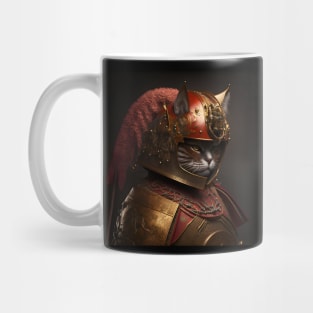 Samurai Cat Portrait Mug